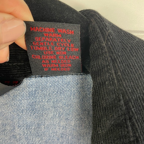 Quizz Again Blue Denim Vintage Button Up Embroidered Floral Top S Women’s EUC - Picture 13 of 15